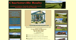Desktop Screenshot of charlottevillerealty.com