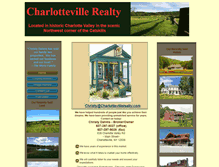 Tablet Screenshot of charlottevillerealty.com